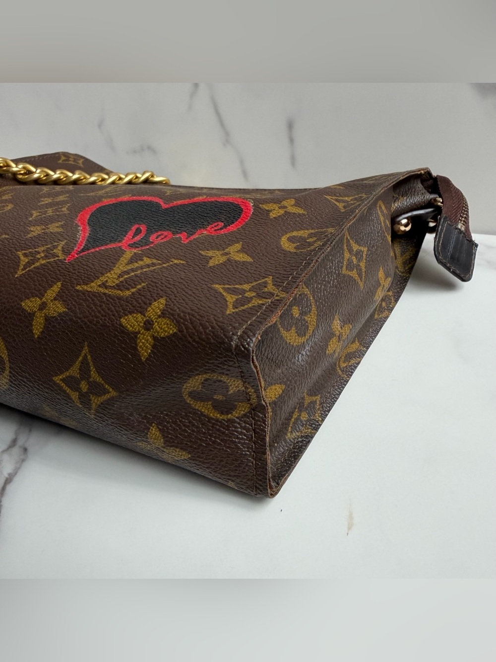 Sold! Louis Vuitton Monogram Toilette 26 Clutch ❤️ as Crossbody - Picture 10 of 12